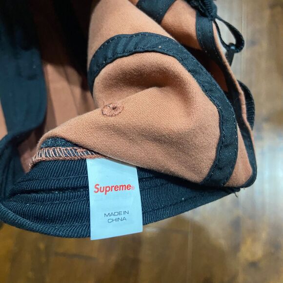 Supreme FW23 Fall/Winter Arabic Camp Cap Military Box Logo Brick Orange One Size - Picture 7 of 7